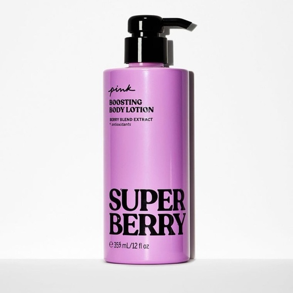 Victoria’s Secret PINK Super Berry Boosting Body Lotion Set Limited Edition NWT - Picture 2 of 6